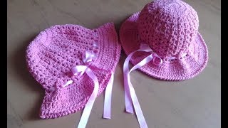 Capellina al crochet talle 3 a 6 meses [upl. by Edwin]