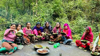 Kholako chheu ma magesankranti manaudai…jadole aatiya sasu toli😊siruthapamagarvillagelifevlog [upl. by Allisurd901]