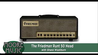 Demo of Friedman Runt 50 Watt All Tube Amp Head [upl. by Valaria]