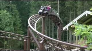 Roller Coasters Family Shuttle and Family Coaster Frezeitpark Rupholding amp Hansa Park Gerstlauer [upl. by Sammer]