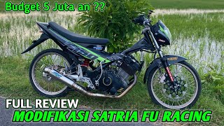 REVIEW FULL SATRIA FU RACING Look  Simple Dan Ganteng 🔥 [upl. by Airoled]