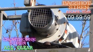 Your favourite BROADMOOR SIRENS in action  Extreme closeup views [upl. by Lewse439]