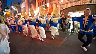 Walking from Daikanyama to Awaodori festival in NakaMeguro Japan 2024 [upl. by Ocicnarf]