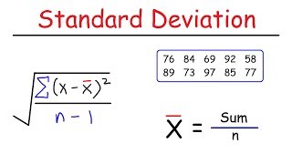 How To Calculate The Standard Deviation [upl. by Fabrianna]