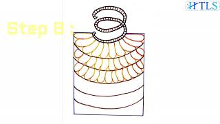 Easy step by step diagram of tobacco mosaic virusHow to draw a tobacco mosaic virus easily [upl. by Anelrad397]