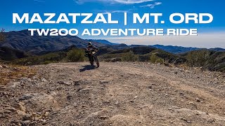 TW200 Adventure Ride  Mazatzal amp Mt Ord [upl. by Olsewski]