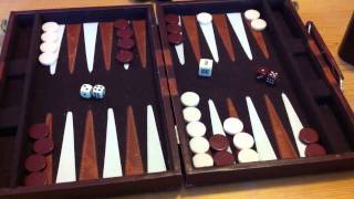 Brettspill med Takras Backgammon [upl. by Pennington]