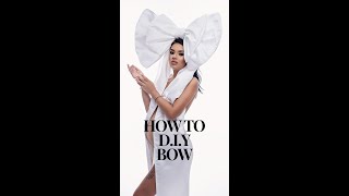 How to make bow for photography [upl. by Ennaxor]