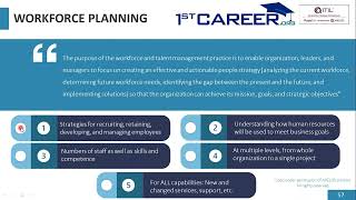 Workforce Planning  Create Deliver and Support  1stcareerorg  PeopleCert  AXELOS [upl. by Dachia]