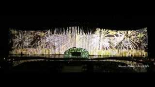 Video Mapping in Arabic Wedding at Madinat Jumeirah Arena Ballroom by Olivier Dolz Wedding Planner [upl. by Kendell]