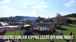 Fun Fair Vlog Tuckers Kippax Leeds Opening Night July 2021 [upl. by Iggem]