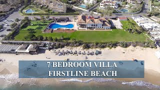 7 Bedroom Beachfront Holiday Villa Marbella [upl. by Cyndi407]