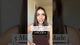 5 mistakes I made trying to lose weight with PCOS pcos [upl. by Seniag]