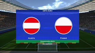 POLSKA  AUSTRIA EURO 2024  SYMULACJA skrót [upl. by Rudwik]