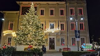 TGEMME Porto Recanati sillumina per il Natale 2024 [upl. by Nnov646]