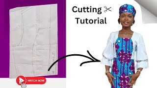 How to draft a Stylish Pinafore style line easy to make [upl. by Eerised]