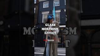 Glass Morphism Effect in Photoshop adobetips photoshoptexteffects [upl. by Brink]