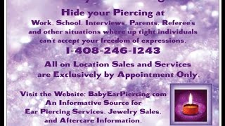 How to Hide an Ear amp Nose Piercing Disguise Loss Retainer for Piercing [upl. by Asilehc231]