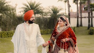 Best Sikh Wedding Highlights Jasmeet  Jasleen  Amritsar  Studio Ulike [upl. by Eidnas536]