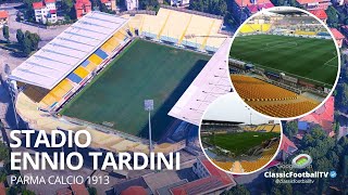 Ennio Tardini Stadium  Explore Parma Calcio 1913 Home [upl. by Ardnosal]