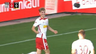 SSV Jahn Regensburg vs SSV Ulm 1846 10 Dominik Kother score only goal in win Match recap [upl. by Adnocahs]