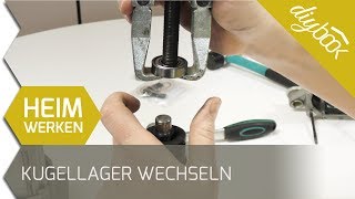 Kugellager tauschen Am Beispiel eines Waschmaschinenmotors [upl. by Elem]