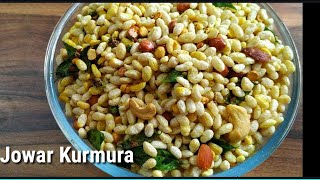 Jowar kurmura  Jowar Snacks  Jowar Recipes  Jowar Murmura Chivda For Kids Tiffin snacks [upl. by Beore]