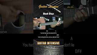 Bad Day  Daniel Powter  EASY Guitar Tutorial with Chords  Lyrics  Guitar Lessons [upl. by Adah646]