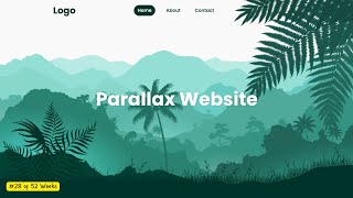 Creating a Stunning Parallax Scrolling Website with HTML CSS and JavaScript [upl. by Ahsehat]