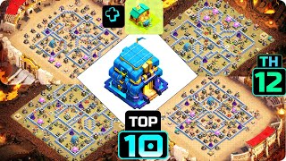 TOP 10 TOWN HALL12 TH12 WARCWL BASE  TH12 WARCWL BASE COPY LINK  CLASH OF CLAN [upl. by Aehtorod]