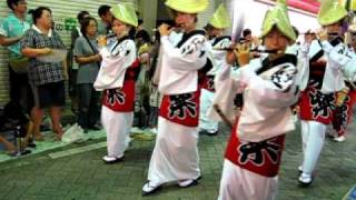 高円寺阿波おどり2010 写楽連 Koenji Awaodori 2010 quotSharakurenquot [upl. by Eevets228]