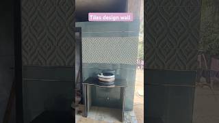 🏘️ Professional tiles design walltrending design viral reels shortsfeed home kitchen [upl. by Einimod]