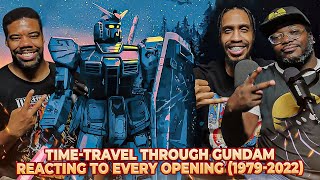 TimeTravel Through Gundam Reacting to Every Opening 19792022 [upl. by Ennahtebazile]