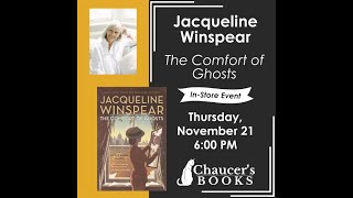 Jacqueline Winspear says goodbye to her enduring character Maisie Dobbs with Paul Levine 112124 [upl. by Aleakim]