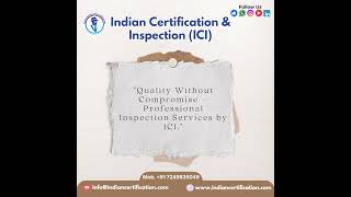 Day6 Indian Certificate amp Inspection ICI Indiancertification [upl. by Drofla]