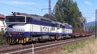 ZSSKC 756 008756 002 komen door Nezbudská LúčkaStrečno [upl. by Nailil]