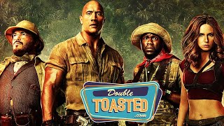 JUMANJI WELCOME TO THE JUNGLE MOVIE REVIEW  Double Toasted Review [upl. by Ititrefen500]