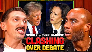 Schulz HEATED With Charlamagne Over Kamala Harris amp Donald Trump Debate [upl. by Ecirahc]