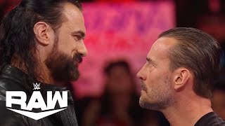 Drew McIntyre Still Doesnt Like CM Punk  WWE Raw Highlights 12924  WWE on USA [upl. by Gerbold219]