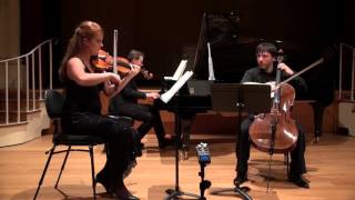 Mendelssohn  Piano Trio 1  Movement 3  Streeton Trio [upl. by Hnilym]