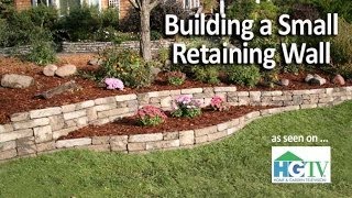 Weekend Project Building a Small Retaining Wall [upl. by Barris]