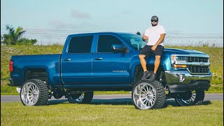 Lifting my 2017 Silverado 9 inches on 24x14s [upl. by Aleck87]