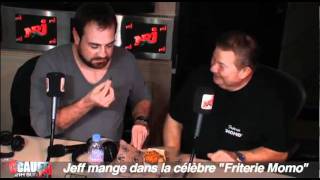 Jeff mange la friterie de MOMO  sur NRJ cauetofficiel [upl. by Solracesoj534]