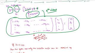 Integral equation 6  Fredholm Theorem for Fredholm integral of second kind with Dlambda nonzero [upl. by Mayrim672]