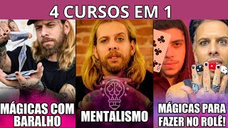 MAGICA com BARALHO e MENTALISMO  Com Felipe Barbieri  Curso Mágica com Baralho  Curso Mentalismo [upl. by Aleacem]