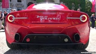 New Alfa Romeo Disco Volante AMAZING V8 Sound [upl. by Aitel107]