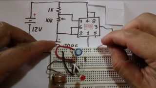 ✅ Circuito LED intermitente con 555 [upl. by Ekoorb842]