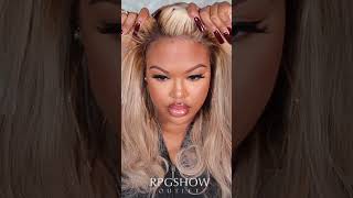 RPGSHOW OUTLET Wig For Everyday Wooo🥳hdlace gluelesswig blondehair wiginstall lacefrontwig [upl. by Euqinommod]