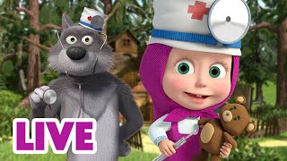 🔴 LIVE Masha och Björnen 🐻👧 Prosit 🤧 💊 Masha and The Bear [upl. by Kandy]