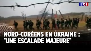 Nordcoréens en Ukraine  quotune escalade majeurequot ｜LCI [upl. by Aihsad460]